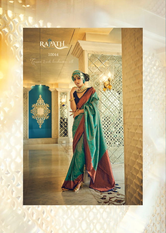 Rajpath Angelina Wedding Wear Silk With Dying Heavy Designer Saree Collection 